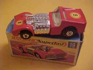 Matchbox Superfast 19 Bright Red Road Dragster  