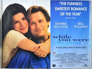 WHILE YOU WERE SLEEPING (1995) Original Quad Film Poster   Sandra 