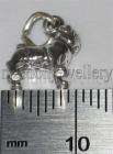 Sslp3554 Sterling Silver Small Pug Dog Charm  