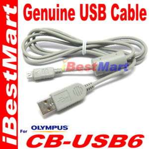 Genuine Olympus USB CB USB6 Cable Camedia C7000 5500  