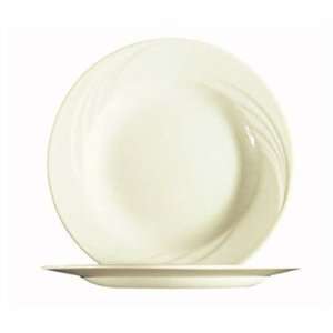  Fully Tempered Cypress Bone White Glass Dessert Plate   7 