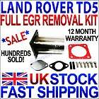 DISCOVERY 2 TD5 FULL STAINLESS EGR REMOVAL KIT PROMO