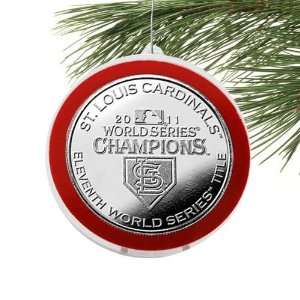   Champs Champions Silver Coin Christmas Ornament