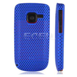Ecell Style Range   Perforated Back Case for Nokia C3   Blue