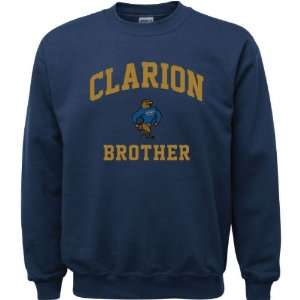  Clarion Golden Eagles Navy Youth Brother Arch Crewneck 