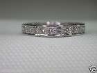 DIAMOND ENGAGEMENT RINGS, HALF ETERNITY BANDS PLAT items in Antique 