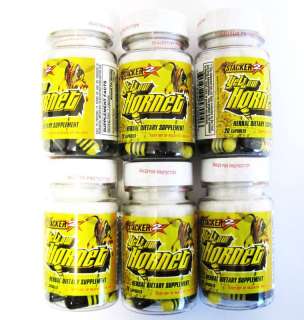 Yellow Hornet 20 capsules per Bottle, 6 Bottles energy  