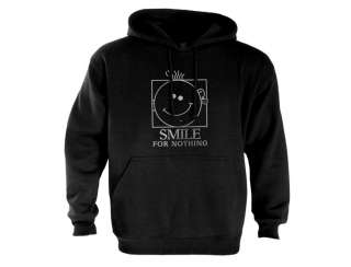 Smile Hoodie Funny smiley face happy white frame  