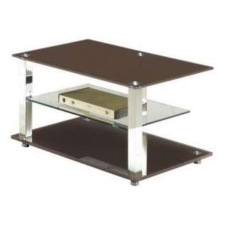 ICE CHOCOLATE GLASS TV LCD PLASMA STAND UNIT TABLE