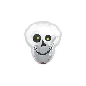  22 Halloween Skull (B77)   Mylar Balloon Foil Health 