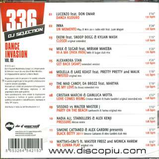 DJ SELECTION 336 dance invasion 85   cd unmixed per DJ originale NUOVO 