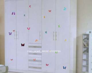 21 Colourful Butterflies Wall Art Stickers Wall Decals  