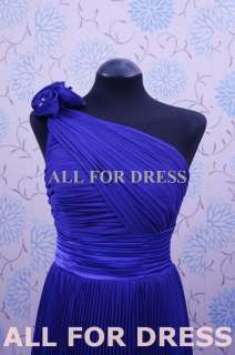 Prom dress gown evening royal blue UK size 6 8 10 12 14  
