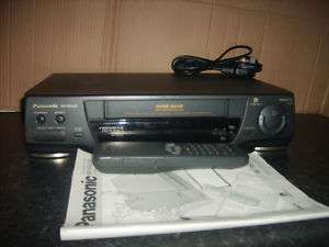 PANASONIC NV SD420 VHS VIDEO RECORDER INSTRUCTIONS  