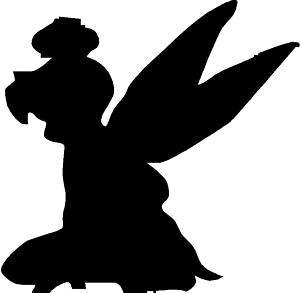 sitting tinkerbell silhouette