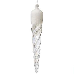 Martha Stewart Living™ for Gradinroad Red Glass Icicle Ornaments at 