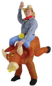 Inflatable Cowboy On Bull or Horse   Adult Costumes
