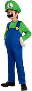 Deluxe Luigi Kids Costume  Super Mario Luigi Costume