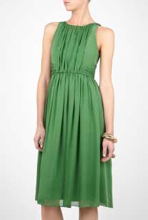 Tibi  Emerald Green Sleeveless Dress by Tibi
