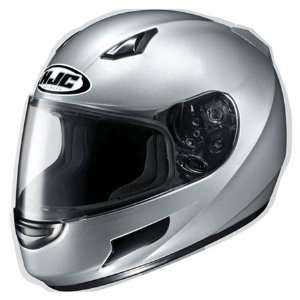    HJC CL SP Solid Full Face Helmet XX Large  Silver Automotive