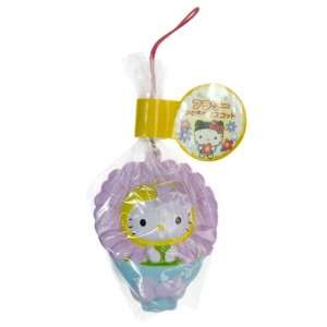  Hello Kitty ~2.25 Light Purple Flower Soft Mascot Charm 