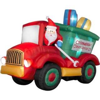   Wagon 8 1/2 Ft. X 6 Ft. Christmas Airblown Inflatable 