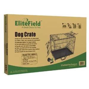  EliteField 30 3 Door Folding Dog Crate with DIVIDER, 30 