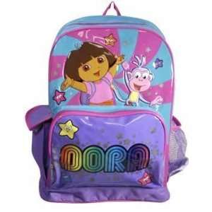  Dora the Explorer & Boots Girls Large Purple School 