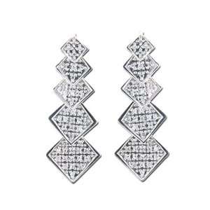   ct. Diamond Journey of Love Fashion Earrings Katarina Jewelry