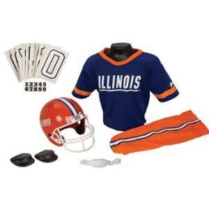  Illinois Fighting Illini NCAA Football Deluxe Uniform Set 