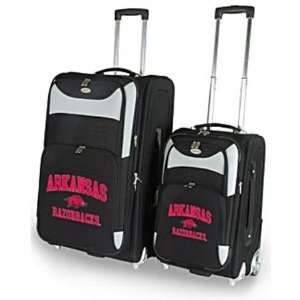  Arkansas Razorbacks UA NCAA Two Piece Luggage Set Sports 