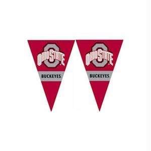 Ohio State Buckeyes NCAA 25Ft String Of 6 x 9 Party 