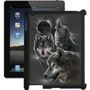  Three Wolf Eclipse iPad 2 Case   (Black) Hard Case 