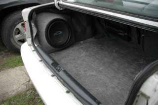 1996 00 honda civic coupe forged subwoofer enclosure 8 inch subwoofer 