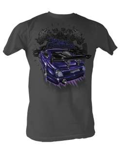 Licensed Fast and Furious Big Purple Outline Adult Shirt S 2XL  