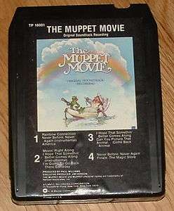   1979 The Muppet Movie Kermit Miss Piggy 8 Track Tape Soundtrack Henson