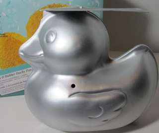 Wilton 3D RUBBER DUCKY CAKE PAN Mold #2109 2094 With Box EUC  