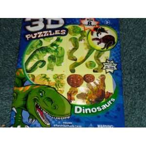 3D puzzles (dinosaurs)