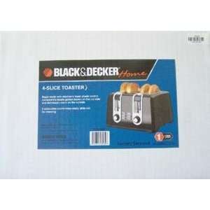    BLACK & DECKER T4650B   4 SLICE TOASTER BLACK