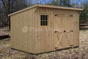 12 Modern Storage / Lean To Shed Plans #80712  