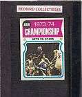 1974 TOPPS ABA CHAMPIONSHIP #249 NRMT/MT  