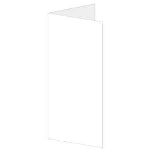  80lb Invitation Folder   4 x 9 1/4   LCI Radiant White (50 