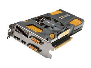    ZOTAC AMP ZT 50204 10M GeForce GTX 570 (Fermi) 1280MB 