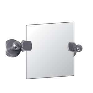   Knob Bathroom Accessories 24 Square Swivel Mirror