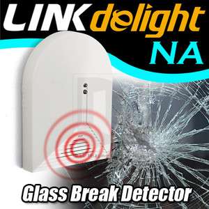 Glass Break Detector IR Alarm Home Security System Window Door Safety 