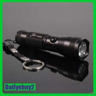 new Mini Black Alloy 7 white LED lights & 1 infrared ray pointer dot 