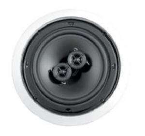 HOME AUDIO FLUSH MOUNT STEREO IN CEILING SPEAKER 8 2WAY & WALL VOLUME 