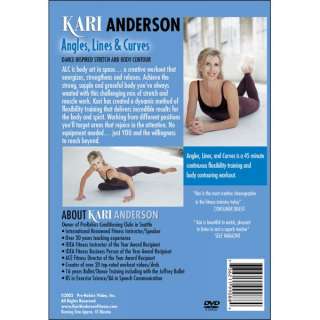 KARI ANDERSON ANGLES LINES & CURVES 1 EXERCISE DVD NEW SEALED WORKOUT 