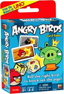 ANGRY BIRDS CARD GAME FROM THE MAKERS OF UNO MATTEL NEW  