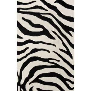  Animal Prints Area Rug Zebra Print 6 Round Carpet Wool 